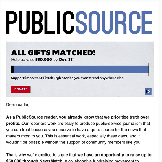 PublicSource NewsMatch Email 2022