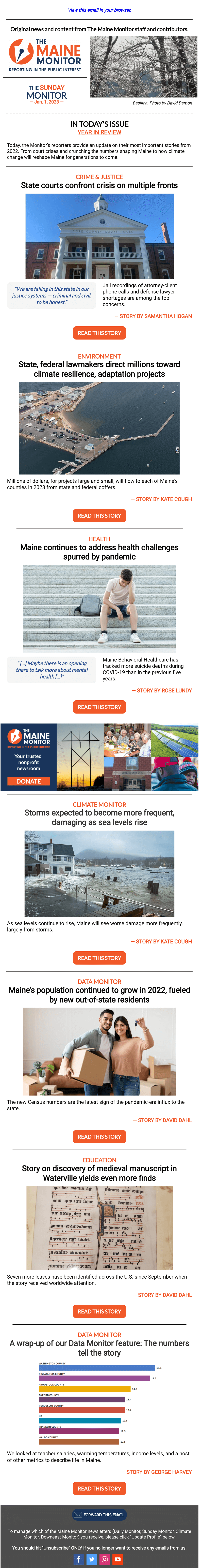 The Maine Monitor Sunday Monitor 2023