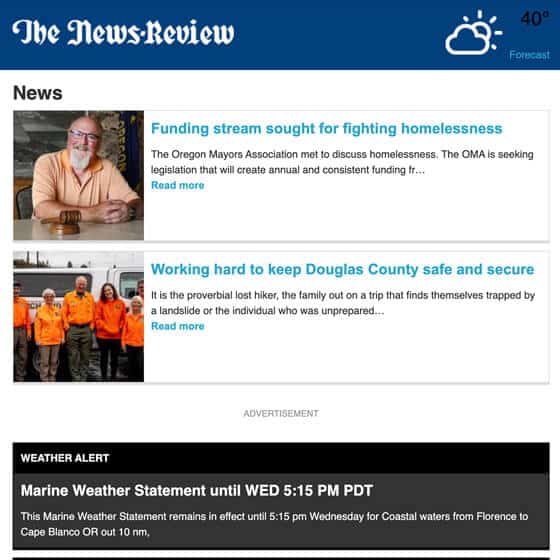 The News-Review Daily Newsletter 2022