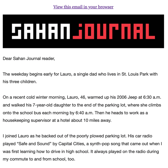 Sahan Journal Weekly Newsletter 2023