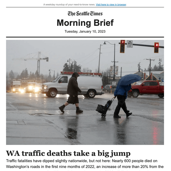 Seattle Times Morning Brief 2023