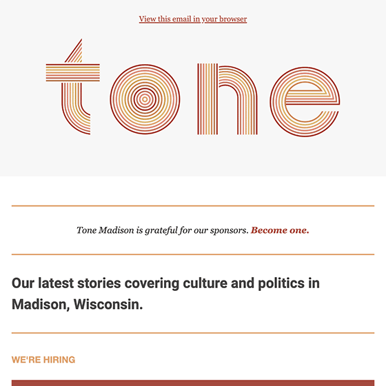 Tone Madison Newsletter 2023