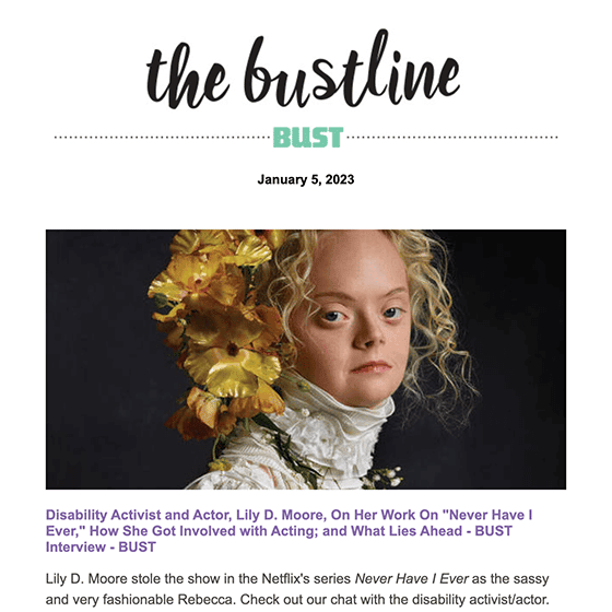 The Bust Weekly Newsletter 2023