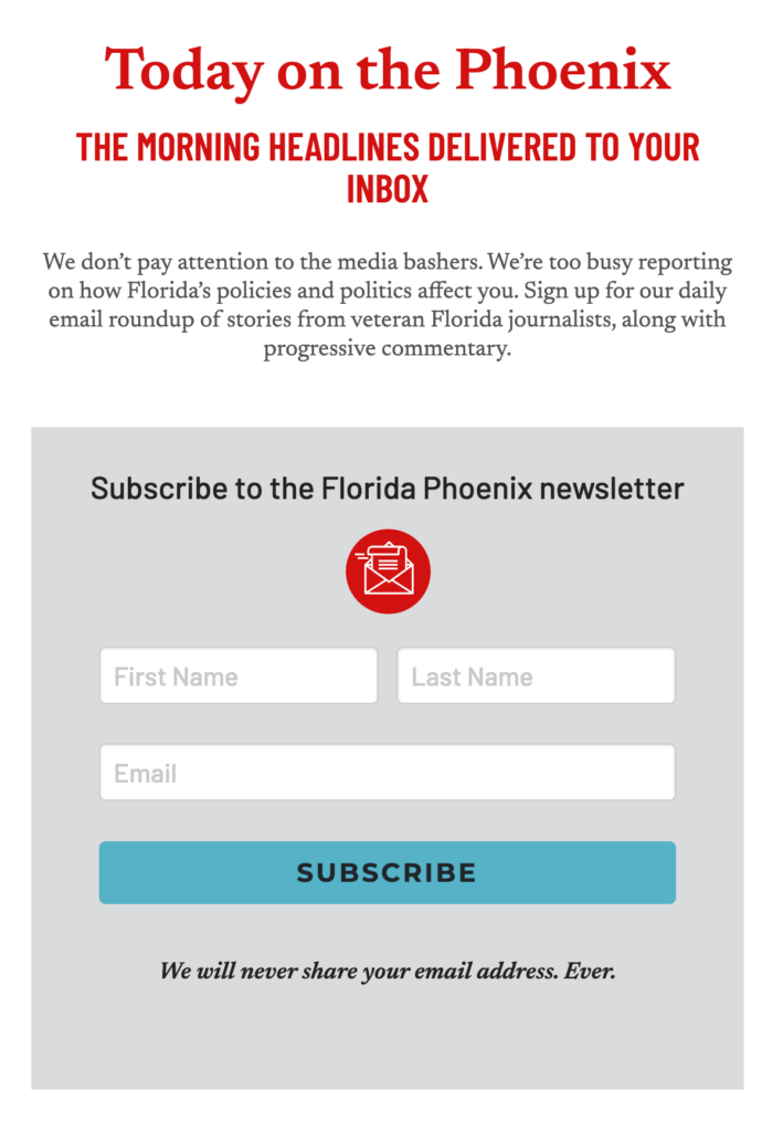 Florida Phoenix Newsletter Page 2023