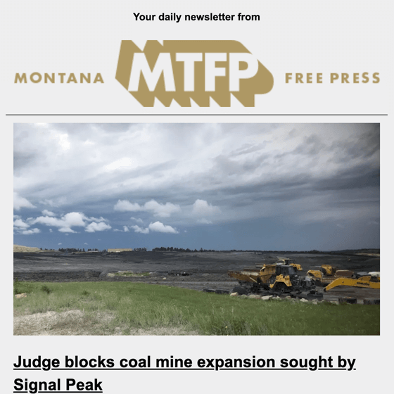 Montana Free Press Daily Newsletter 2023