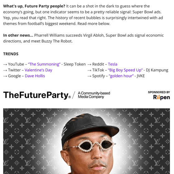 TheFutureParty Daily Newsletter February 2023