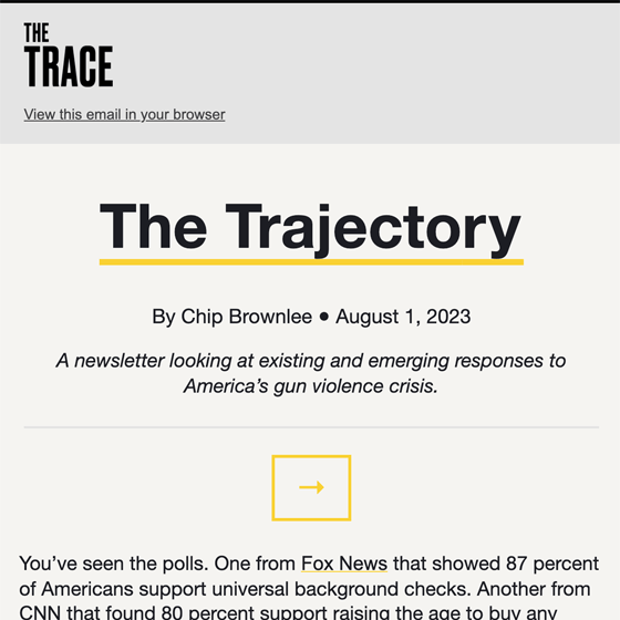 The Trace Trajectory Newsletter August 2023