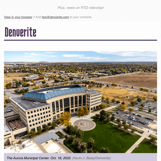 Denverite Daily Newsletter October 2023