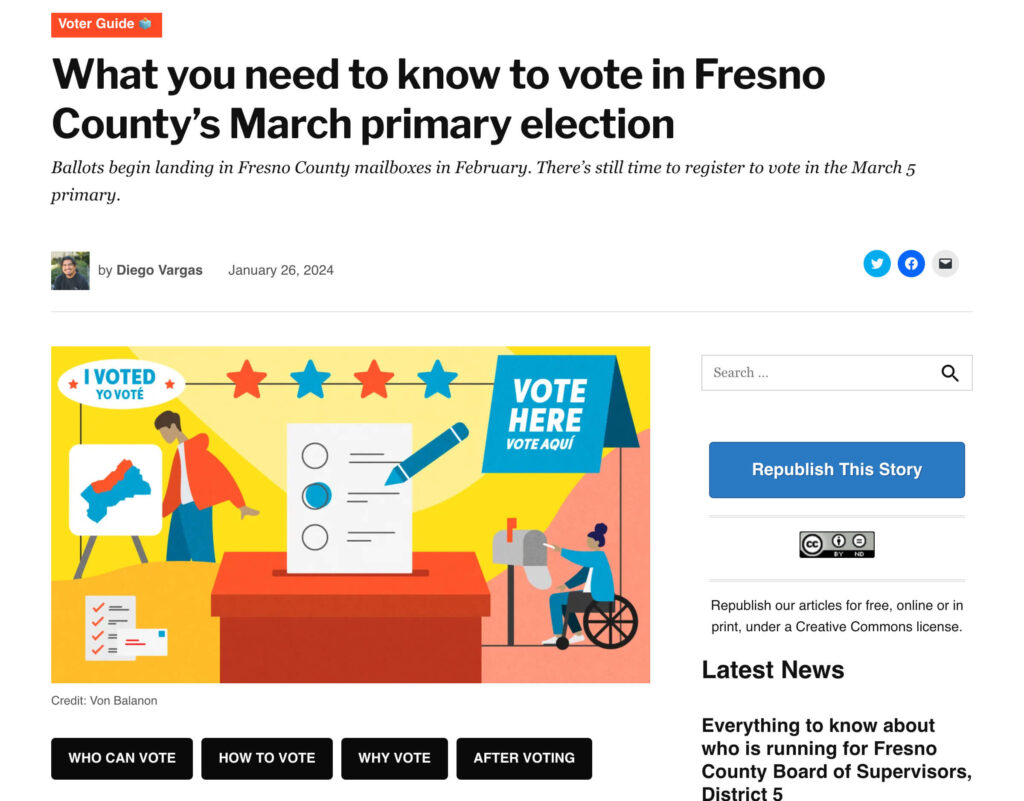 Fresnoland 2024 Voter Guide for Fresno County Primary Elections