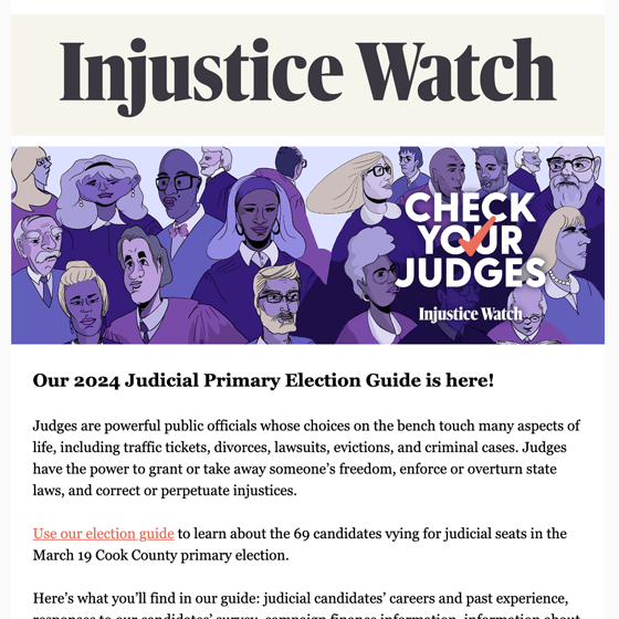 Injustice Watch Weekly Newsletter February 2024