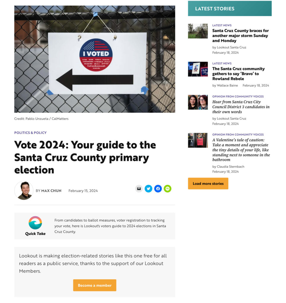 Lookout Santa Cruz Voter Guide 2024 01